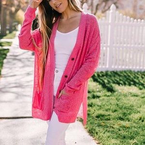 Willow and Root Open Weave Cardigan